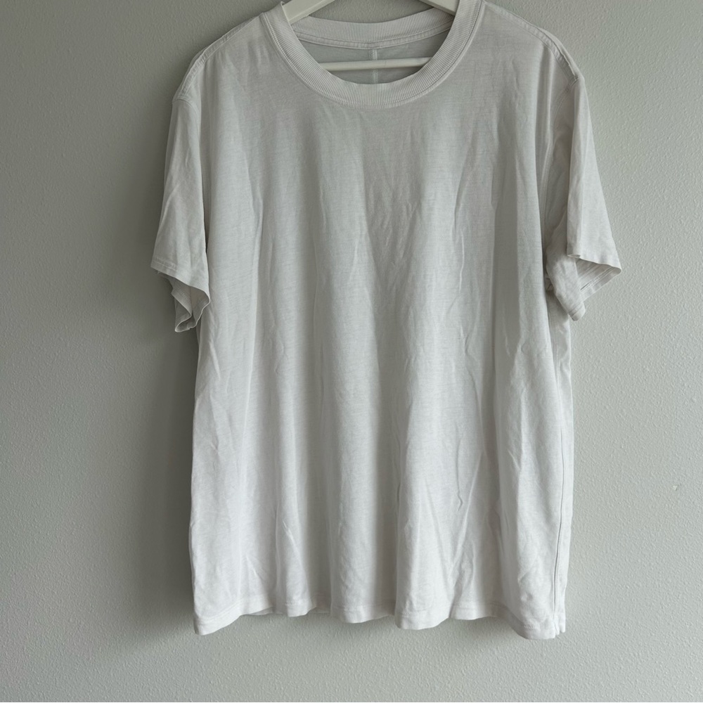 Classic White Lululemon T-Shirt